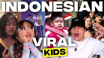 Never give an Indonesian Kid a MICROPHONE! Latinos react to Viral Indonesian Reels 