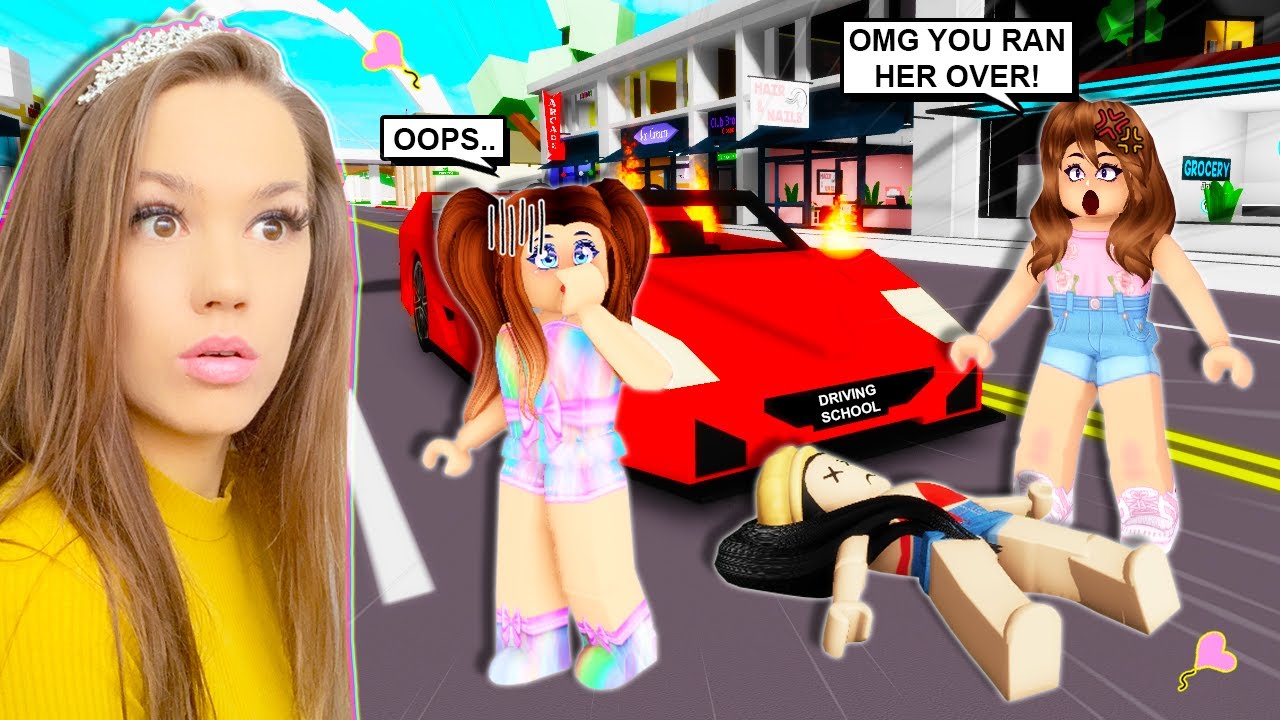 I Caused A Major Accident While Learning To Drive In Brookhaven Roblox Roleplay - roblox moody unicorn twin real face