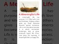 Learn English: A Meaningful life