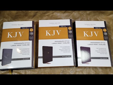 KJV Paragraph Style Reference Bible - pt 1