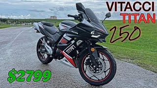 Vitacci Titan 250  [2022]  Cheap Chinese Motorcycle  Highway Capable!