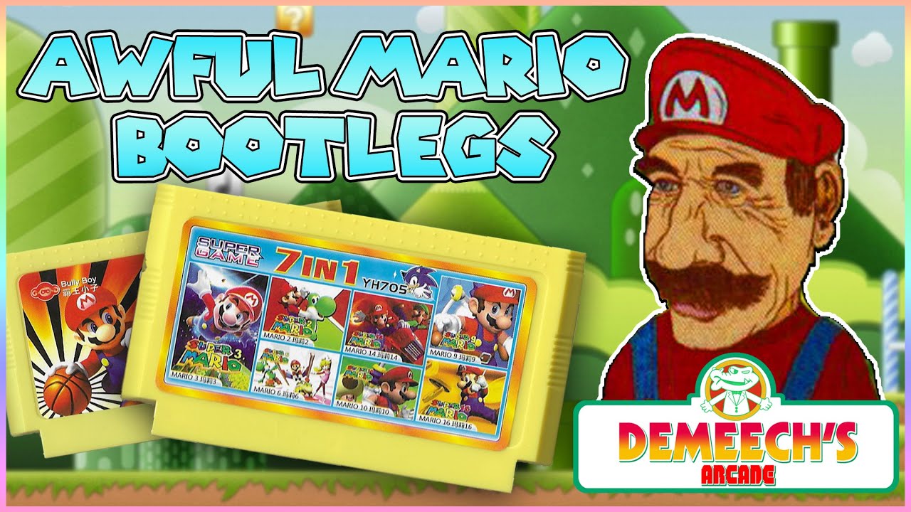 HILLARIOUSLY BAD Mario Bootleg Games Mario 7 in 1 Famicom