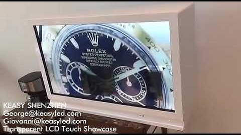 Lcd transparent touch display box Android /Windows | KEASY SHENZHEN TECHNOLOGIES #transparentscreen