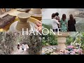 45🌹3世帯で行く箱根/娘達との旅行/コーデ紹介/強羅公園/陶芸体験/大涌谷