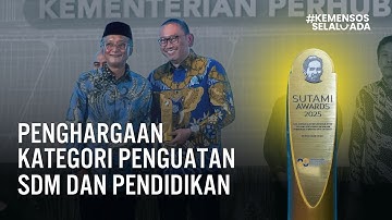 Penghargaan kategori Penguatan SDM dan Pendidikan berkat program Sekolah Rakyat