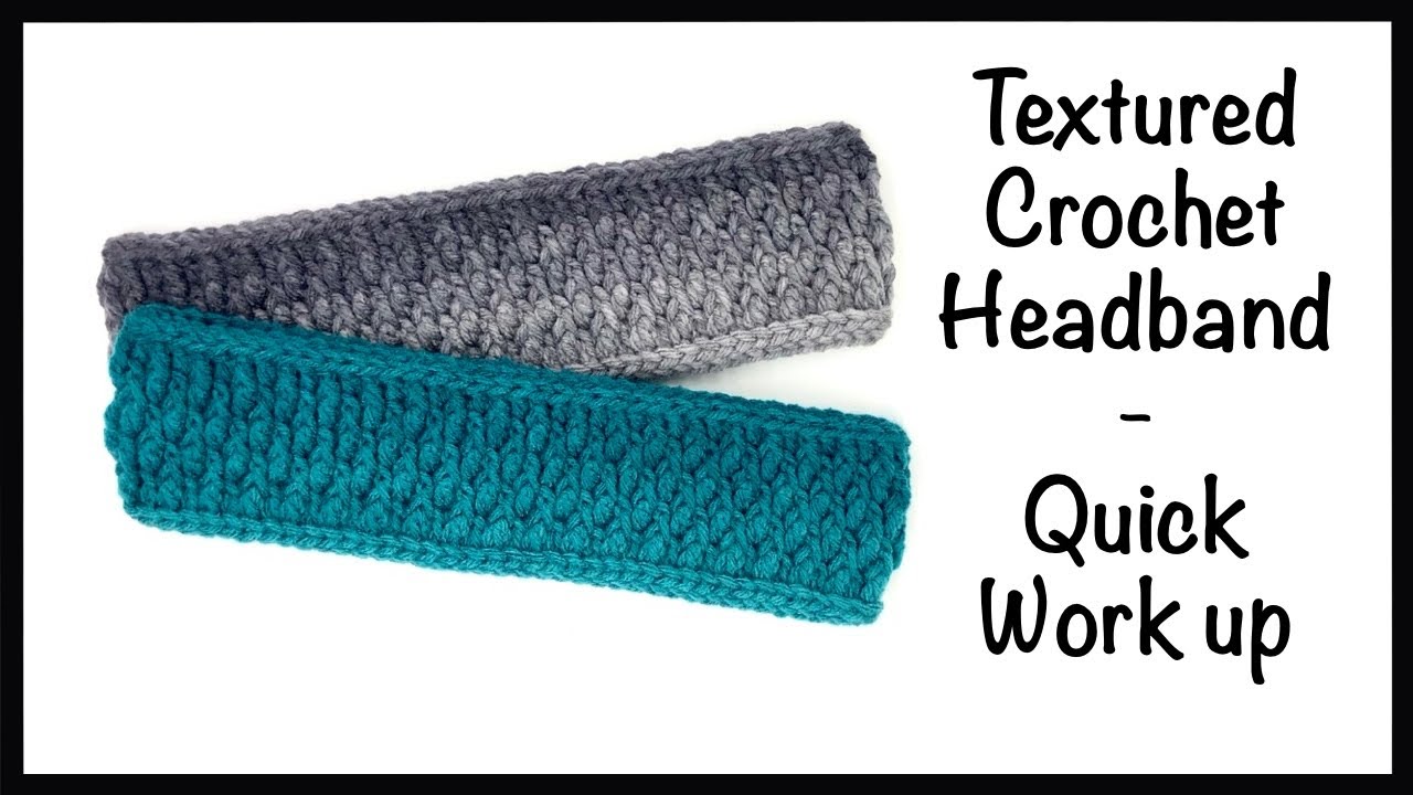 Textured Crochet Headband #1