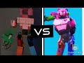 LEGO mecha team leader vs original mecha team leader - no sweat