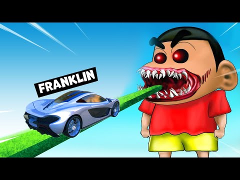 shin chan gta 5 gameplay || shin chan franklin parkour challenge || parkour challenge gta 5