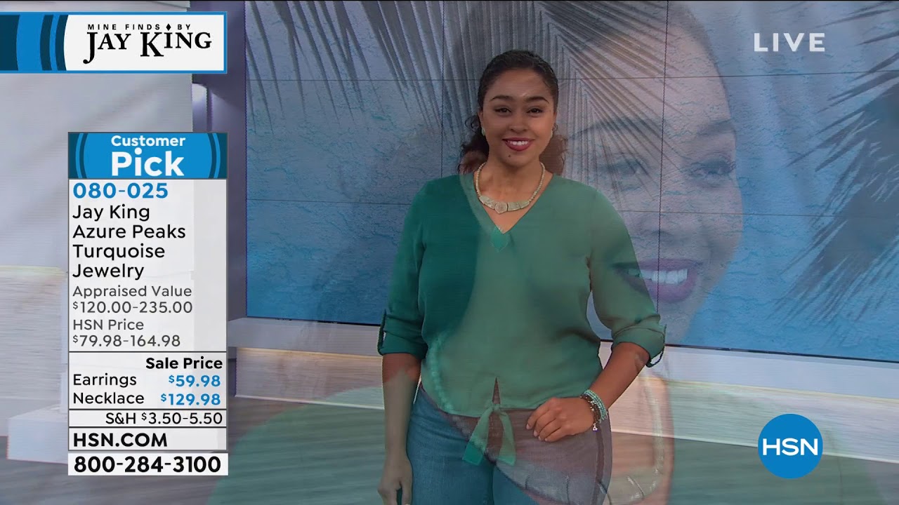 Jay King Sterling Silver Azure Peaks Turquoise Necklace - YouTube