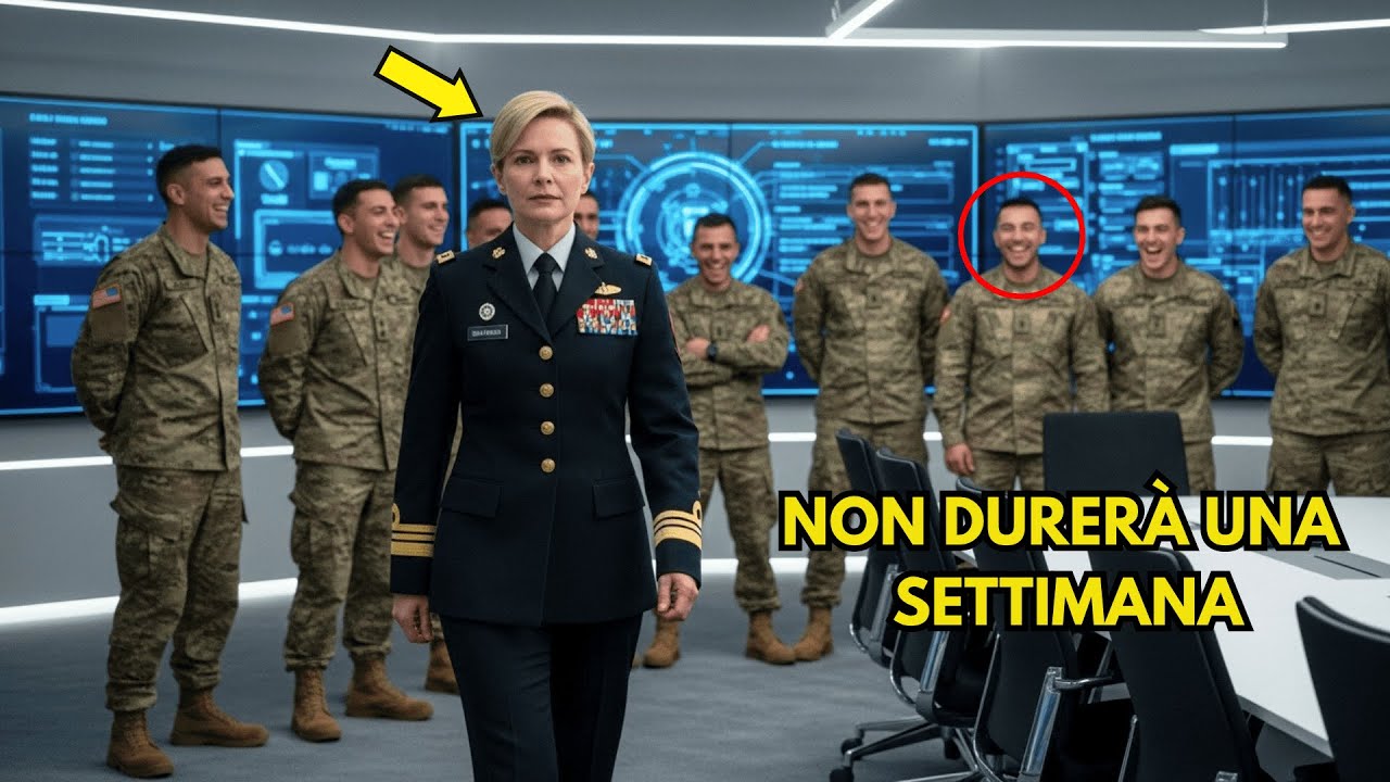Hanno deriso la ‘nuova recluta’ — Poi è entrata come ufficiale al comando