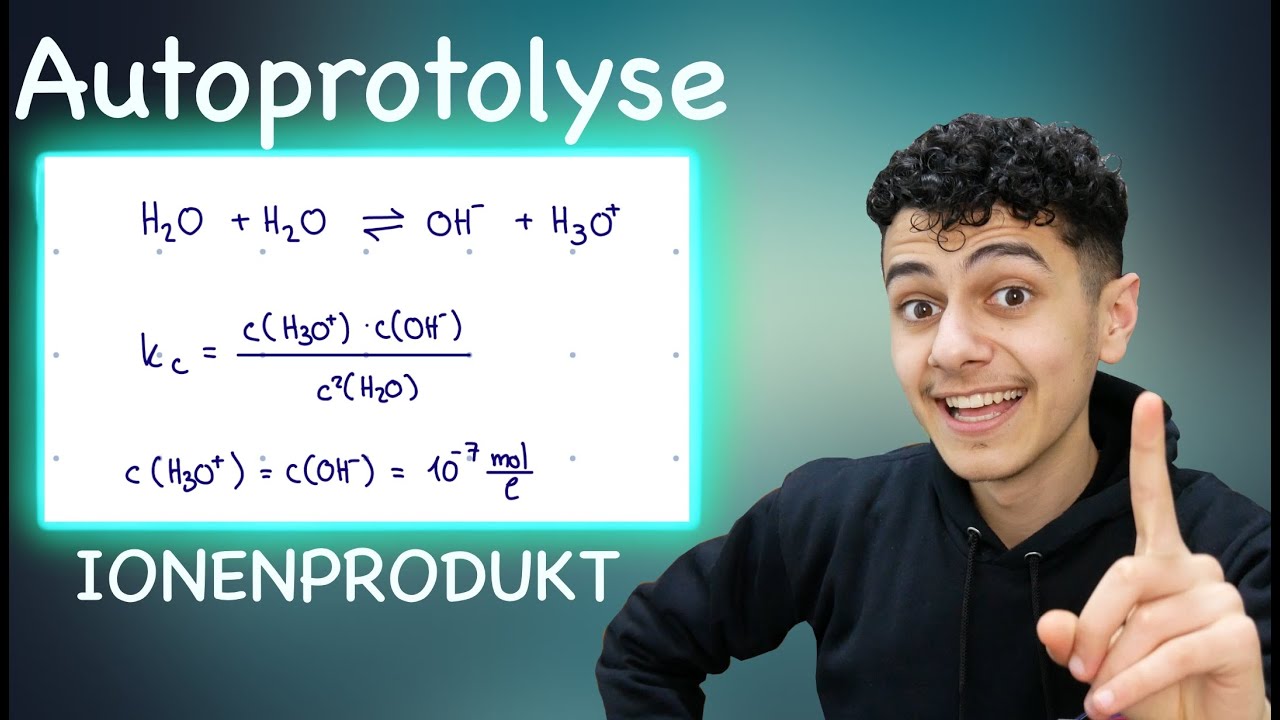 Inonenprodukt Kw, Autoprotolyse von Wasser und Grundstein für PH-Verständnis