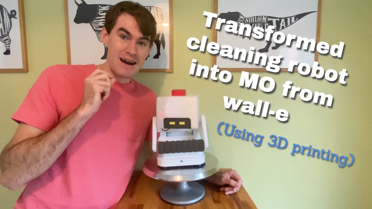 Transformed Cleaning Robot Into M O From Wall E Youtube