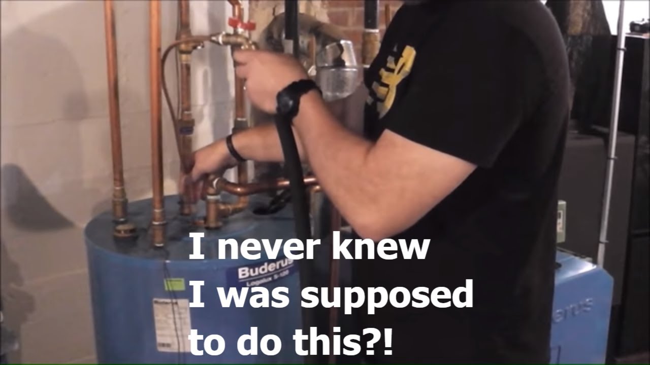 Servicing a hot water tank that hasn't been touched in 8 years! Is it any  good? - YouTube