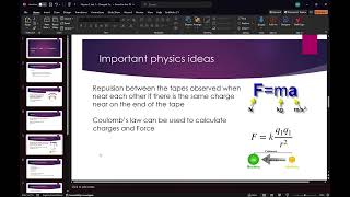 Physics 2 Lab 1 – Charged Tape