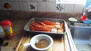 How to cook Snow Crab legs in the oven - Thank you I Heart Recipes CASH APP: $cutiemis