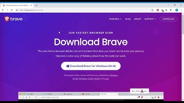 Download and install Brave browser (BAT token browser)