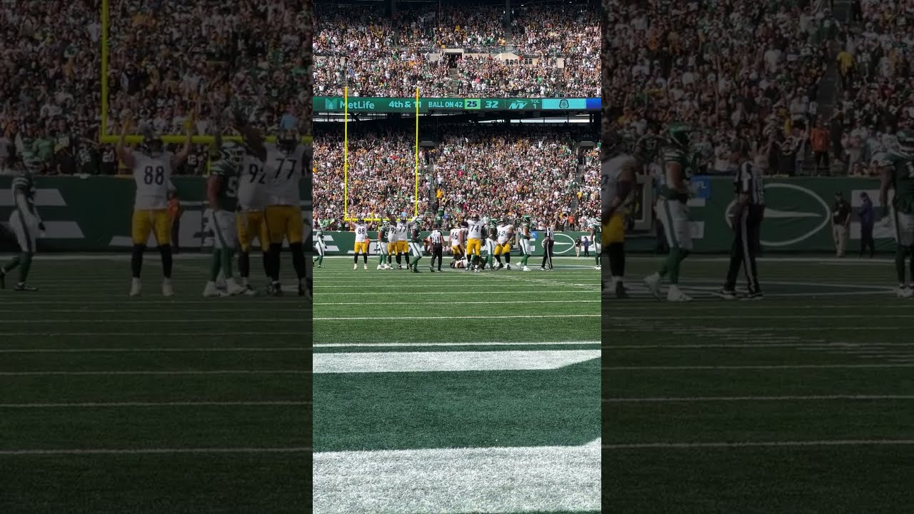 A 60 YARD FIELD GOAL FOR THE LEAD PITvsNYJ On CBS