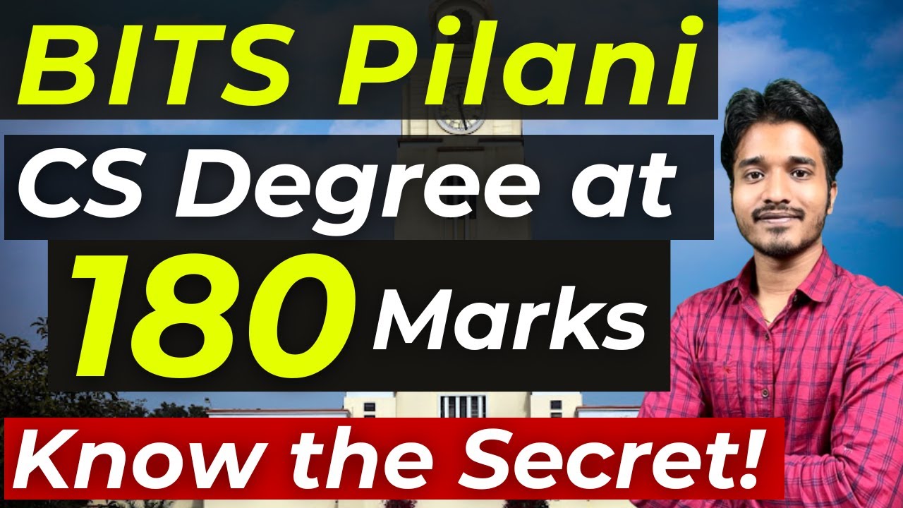 Bitsat 2023 get bits pilani at low score bits pilani special program