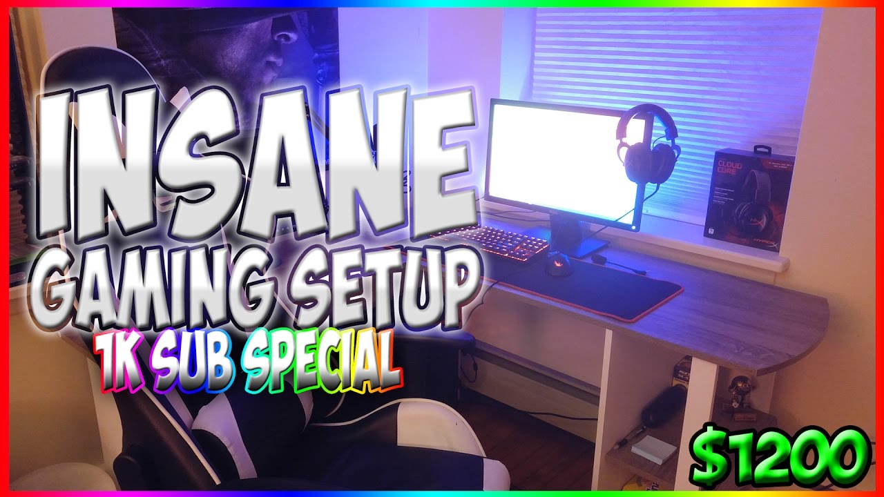INSANE GAMING SETUP | 1K SUB SPECIAL | THANK YOU 💓 - YouTube