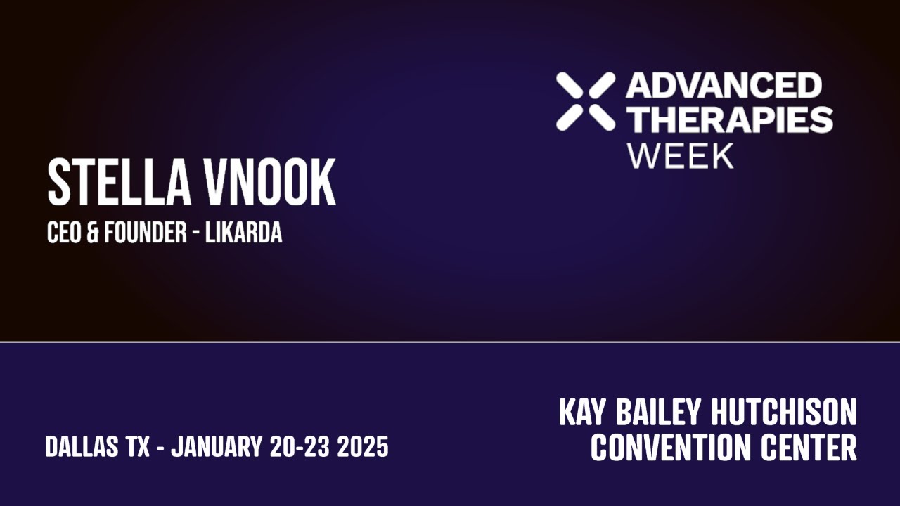 Stella Vnook - Founder and CEO of Likarda talks to IBTV at Advanced Therapies Week 2025
