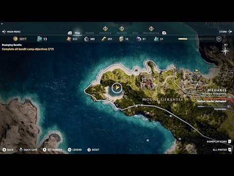 Video: Assassin's Creed Odyssey - Record Sunshine Gåte Løsning Og Hvor Du Finner Valley Of King Lelex Tablett