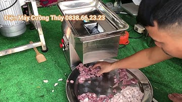 Máy thái thịt hạt lựu ▶ máy thái thịt hạt lựu mini Video mới