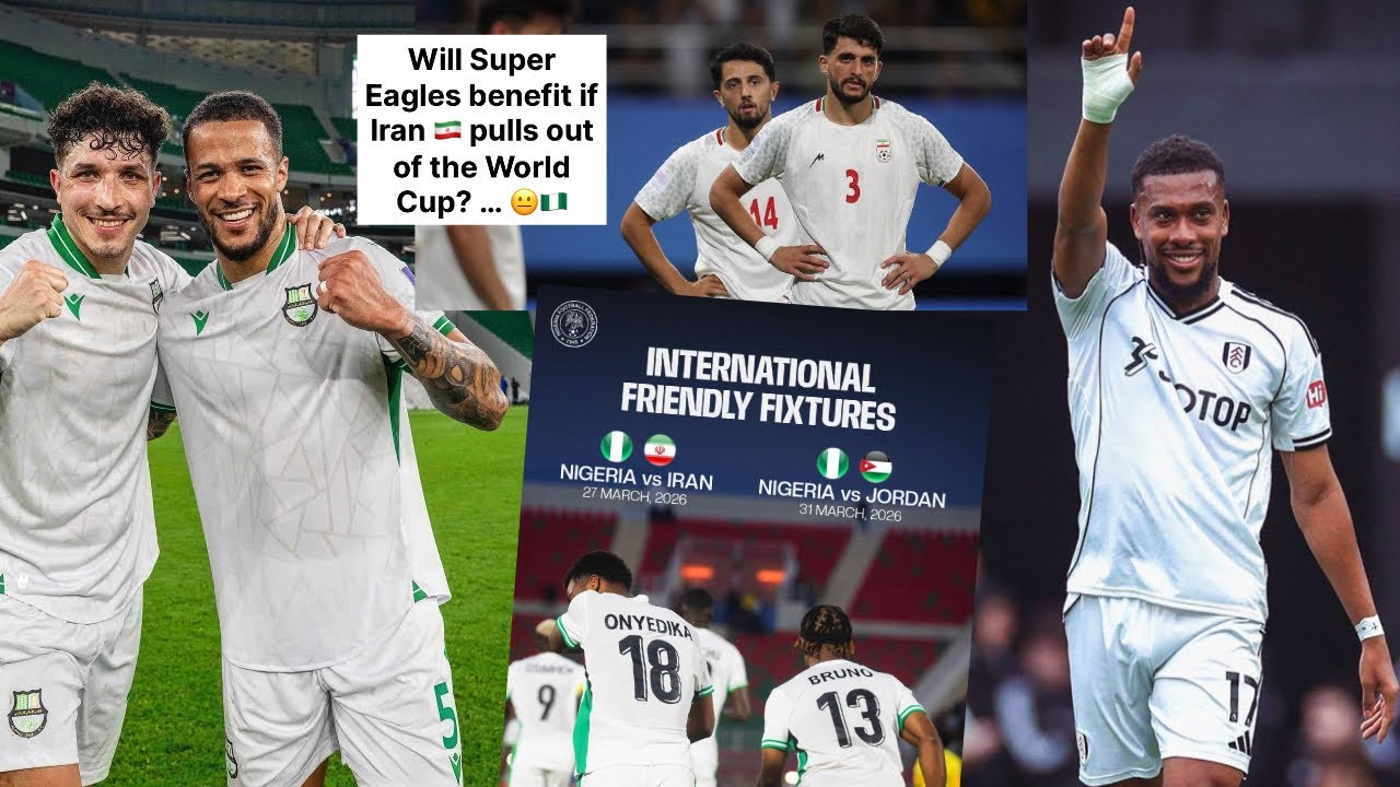 Will Nigeria benefit if Iran withdraws from WC? Iwobi reacts to his goal technique… friendlies 