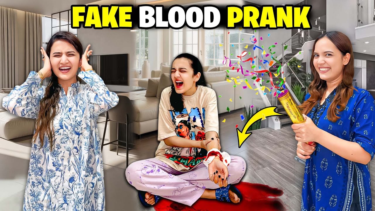 Fake Blood Prank Gone Wrong😭😡|Hira Sy Revenge Ly Liya😈👺|Sabki Larai Start Hogai😱|Sistrology