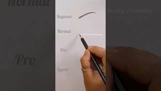 Easy way to draw eyebrows 👍😍 pencil drawing  #drawing #shorts #short #art #shortvideo