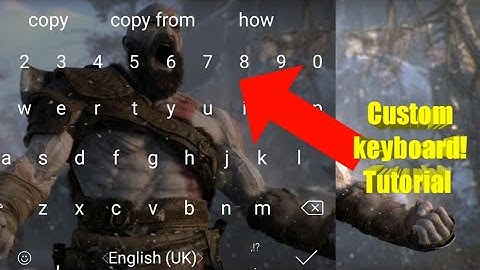 CUSTOM KEYBOARD TUTORIAL! Easy To Do!