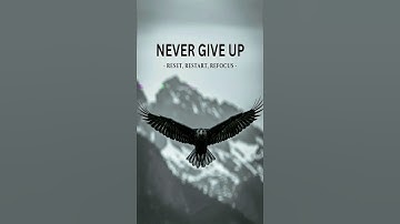 Never Give Up 👍 || Reset - Restart - Refocus || #motivational #motivation #video  #trending #music