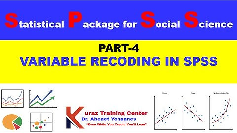 How to recode  Variable Using SPSS IN AMHARIC-Part 4