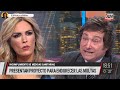 Javier Milei con Viviana Canosa en A24 30/3/2021