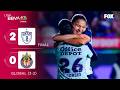 PACHUCA (3) 2-0 (2) CHIVAS | RESUMEN | LIGA MX FEMENIL | CUARTOS DE FINAL VUELTA