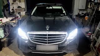 Mercedes-Benz C-class 2014 (W205) Остановите а/м Включите передачу P #motostroY #автодиагностика