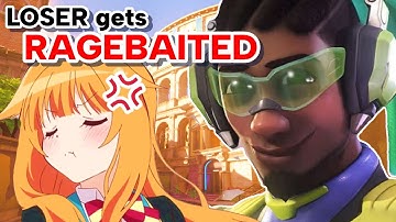LOSER gets ABSOLUTELY RAGEBAITED by a LUCIO otp in OVERWATCH