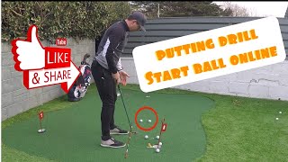 PUTTING DRILL - 🔥START LINE TRAINING🔥