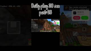 Daily play 30 sec part-26 #minecraft #gaming