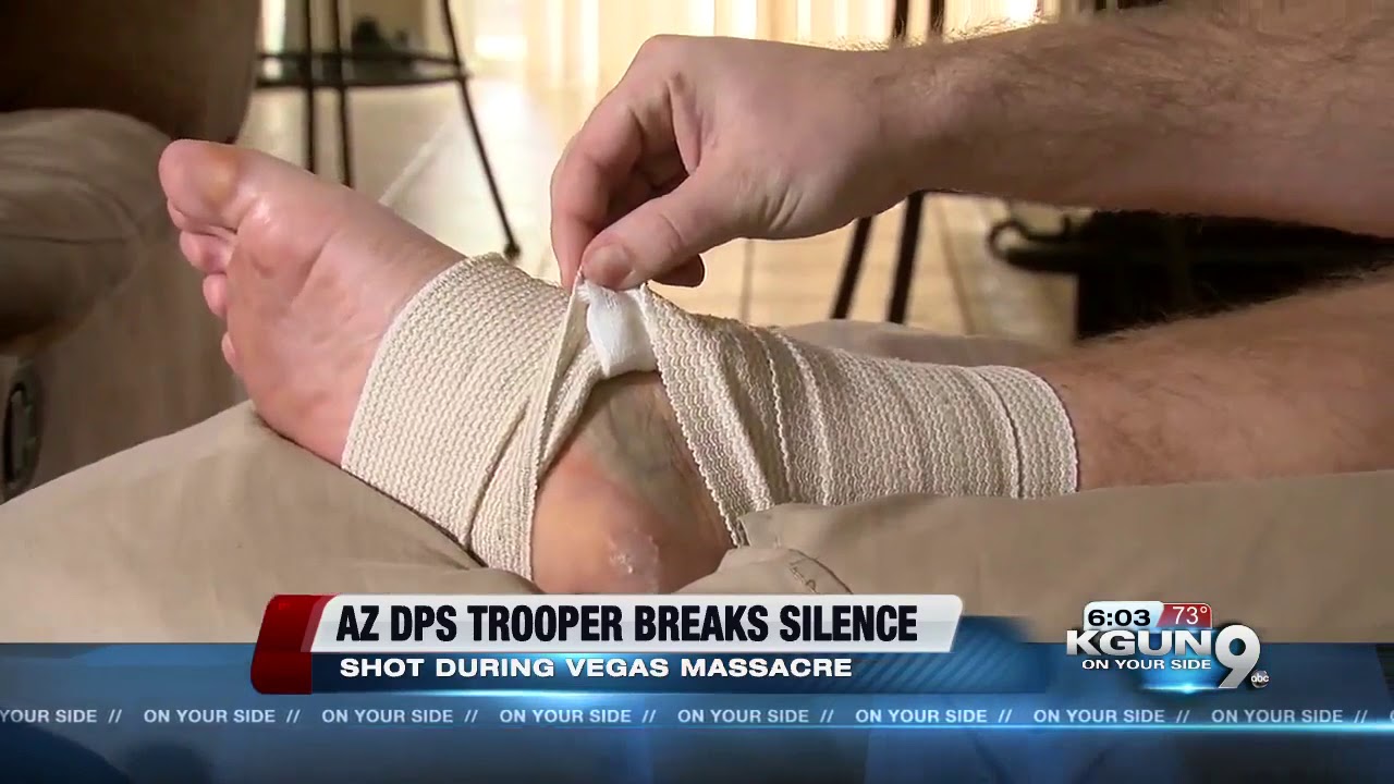 Arizona DPS trooper breaks silence after being shot during Las Vegas massacre