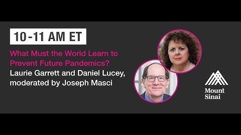 What Must Be Done to Prepare for the Next Pandemic? (Part 2)