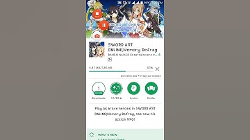 Sword Art Online Memory defrag Update