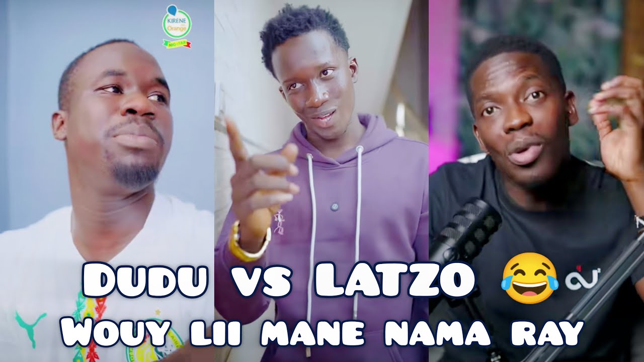 🤣Wouy DUDU AK LATZO dinang ma ray 🤣😂😂 sheeeuuut li dama ko reeeeh ba soneu 🤣 #latzo #dudu #comedie