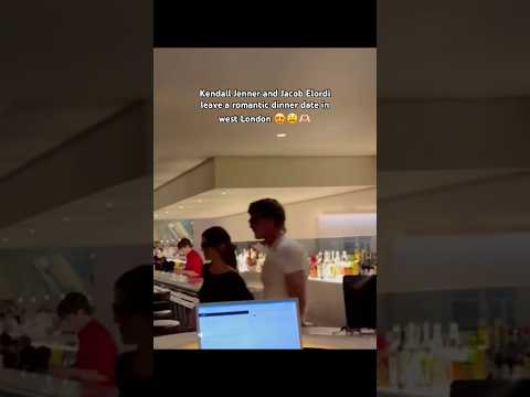 Video Kendall Jenner and Jacob Elordi leave a romantic dinner date in west London