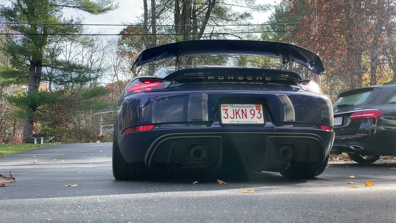 Flat 6 Over-Axle Pipes - 718 GT4