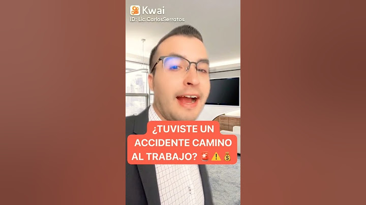 ¿Tuviste un accidente camino al trabajo?