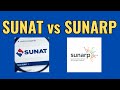SUNAT y SUNARP no son lo mismo