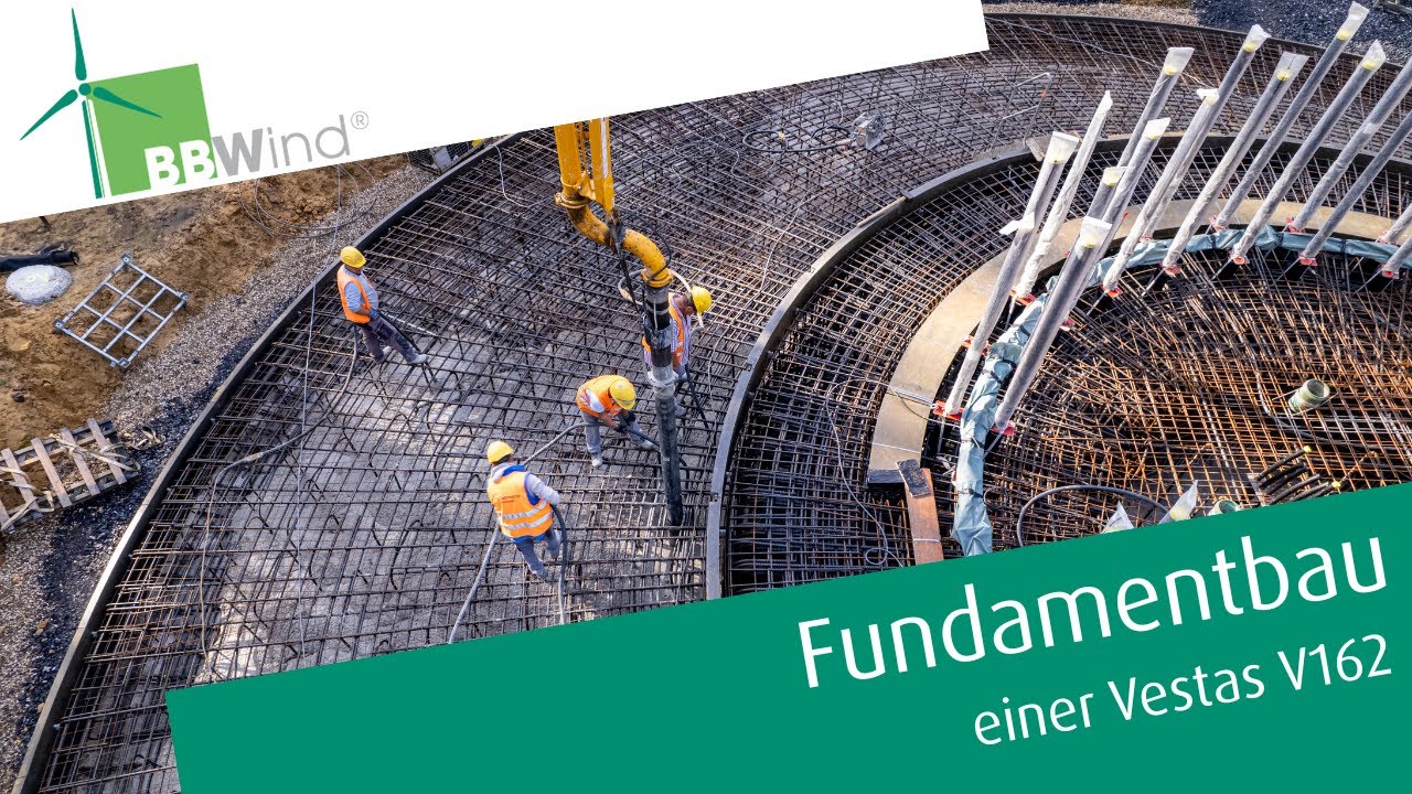 Fundamentbau in Haltern-Bensberg für Vestas V162