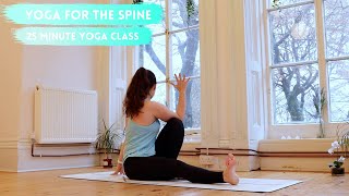 YOGA FOR THE SPINE // 25 minute yoga class