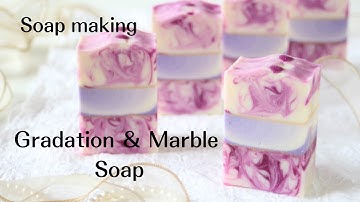 Gradation and Marble Soap Making | Cold Process Soap