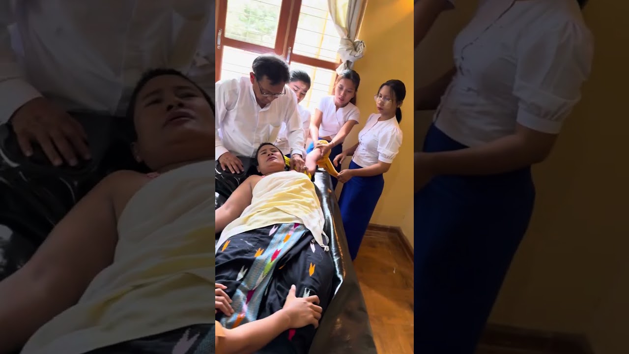 ဆိုင်ကယ်လဲ လက်မောင်းဆုံပြုတ် ပုခုံးဆစ်လျှောနေတာ ၄လကြာမှလာပြသူ။( မုဒြာ အကြောပြင်)